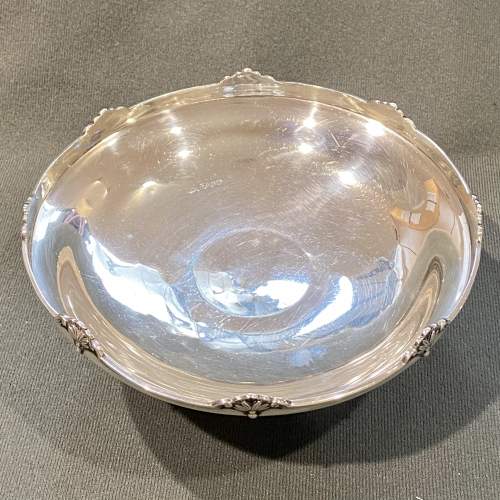 Mid 20th Century Walker and Hall Silver Footed Dish image-2