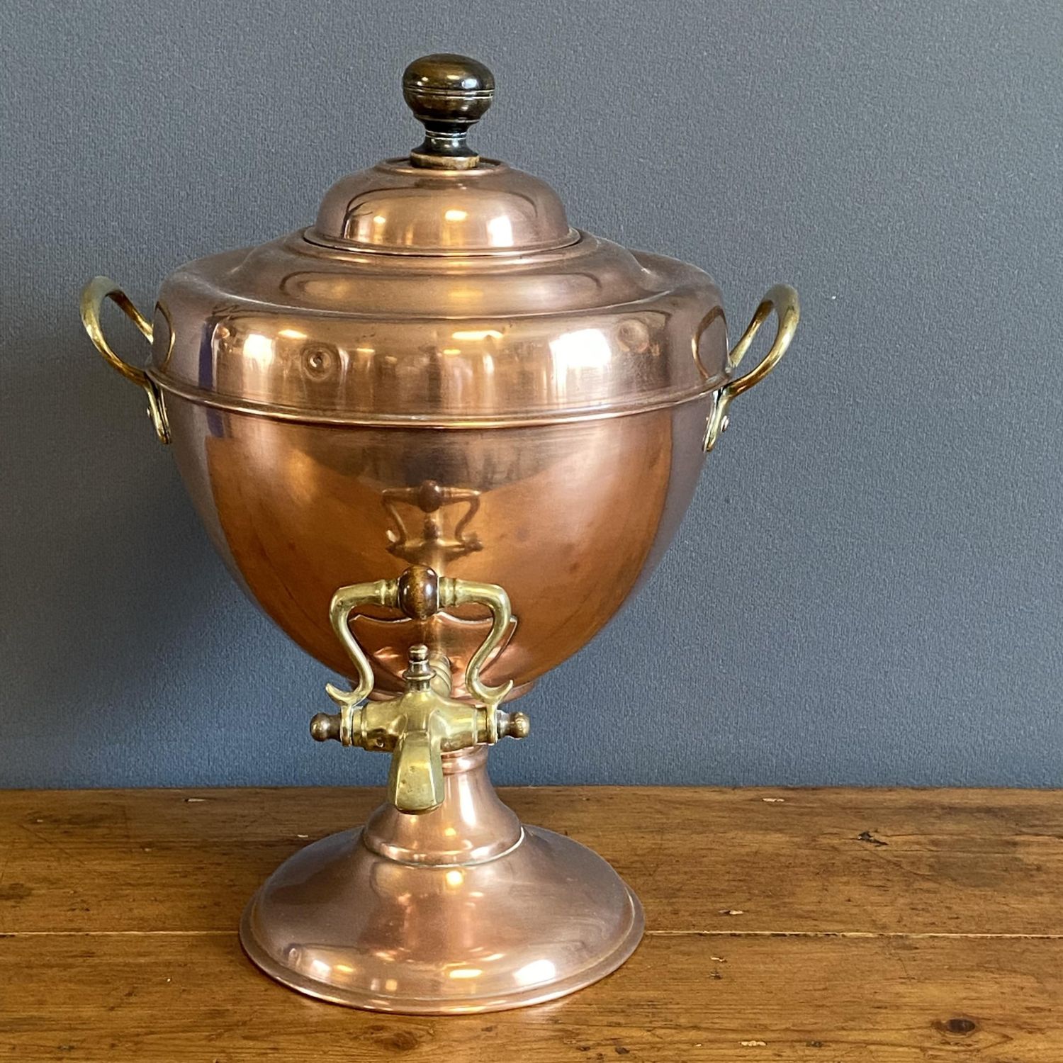 Copper and Brass Samovar - Antique Brass & Copper - Hemswell Antique Centres