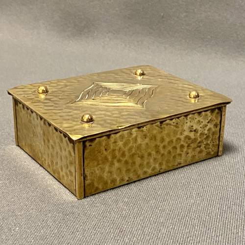 Art Nouveau Carl Deffner Brass Box image-1