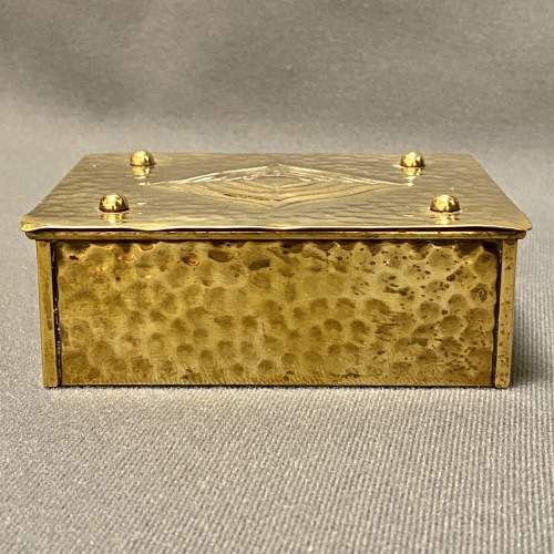Art Nouveau Carl Deffner Brass Box image-3
