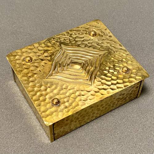 Art Nouveau Carl Deffner Brass Box image-2