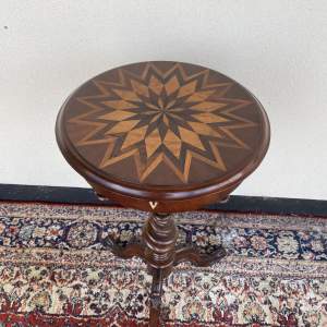 Victorian Inlaid Sewing Table