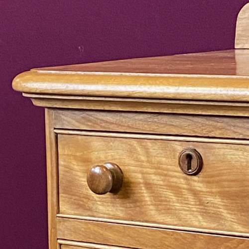 Pair of Victorian Scottish Satin Birch Bedside Cabinets image-5