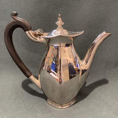 Early 20th Century Silver Coffee Pot image-1