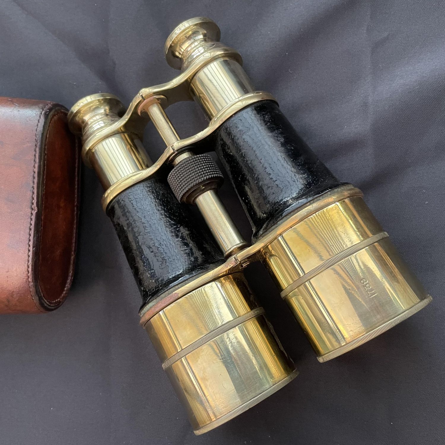 A Pair WW1 Officers Trench Binoculars and Case, Watson London ...