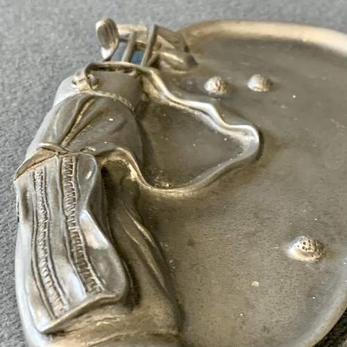 20th Century Golf Themed Small Pewter Tray image-2