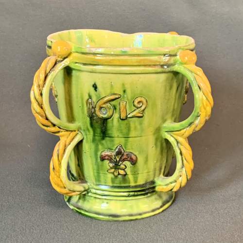 19th Century Castle Hedingham Handled Vase image-1