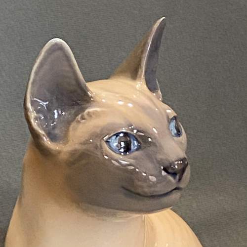 Royal Copenhagen Siamese Cat Figure image-2