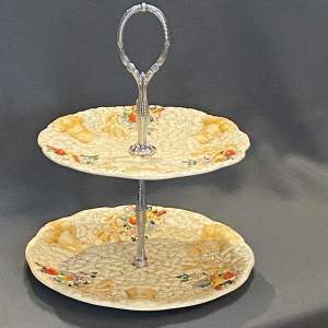 Clarice Cliff Celtic Harvest Two Tier Cakestand