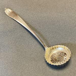 Victorian Silver Sugar Sifter Spoon