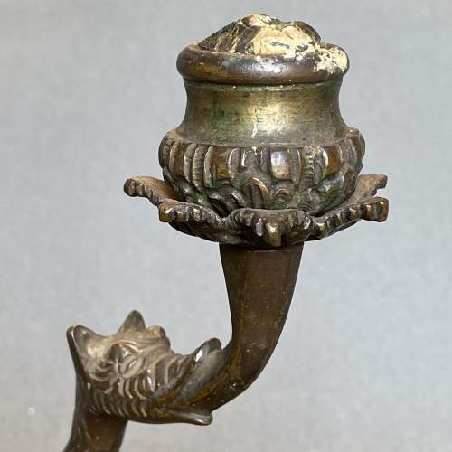 Bronze Dragon Candlestick image-3