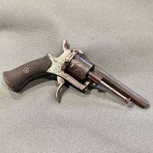 19th Century Small Framed Pin Fire Revolver