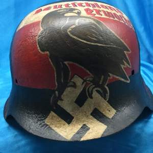 A Really Unusual Nazi WWII M42 Army Helmet