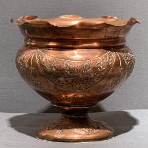 Arts and Crafts 19th Century Copper Planter