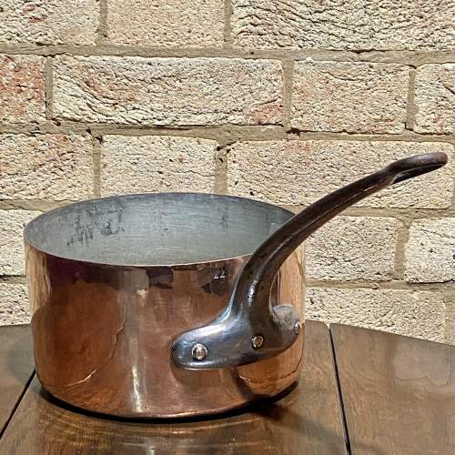 Vintage Copper Sauce Pan image-1