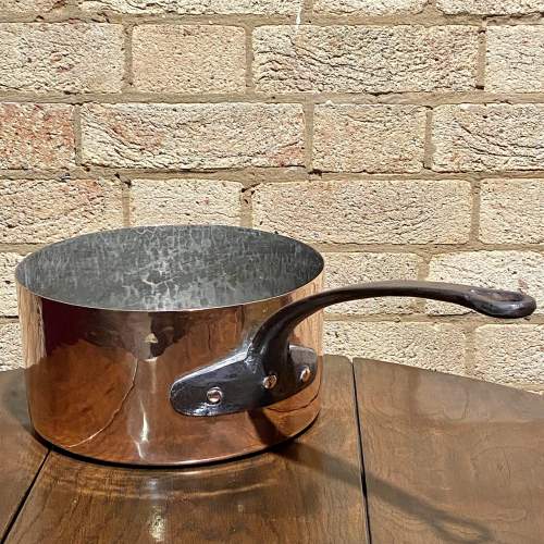 Vintage Large Copper Sauce Pan image-1