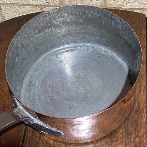 Vintage Large Copper Sauce Pan image-3