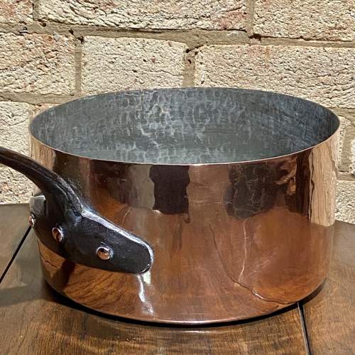 Vintage Large Copper Sauce Pan image-2
