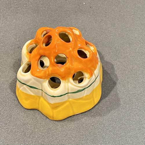 Clarice Cliff Fantasque Banded Flower Frog image-2