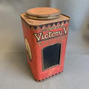 Late 19th Century Victory V Shop Display Tin