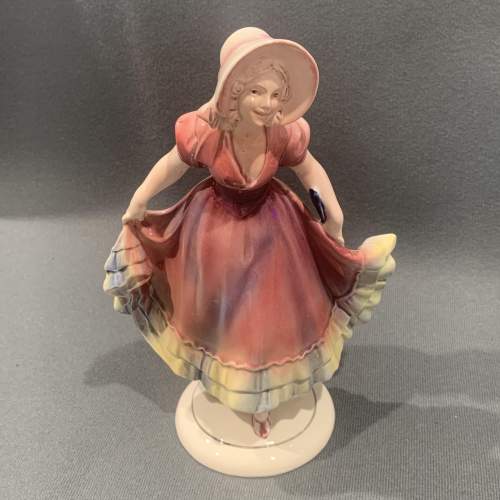 Katzhutte Art Deco Lady Figurine - Ceramics - Hemswell Antique Centres