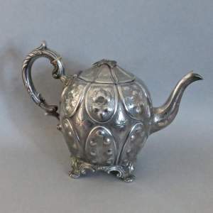 Victorian Britannia Metal Teapot E.P.B.M