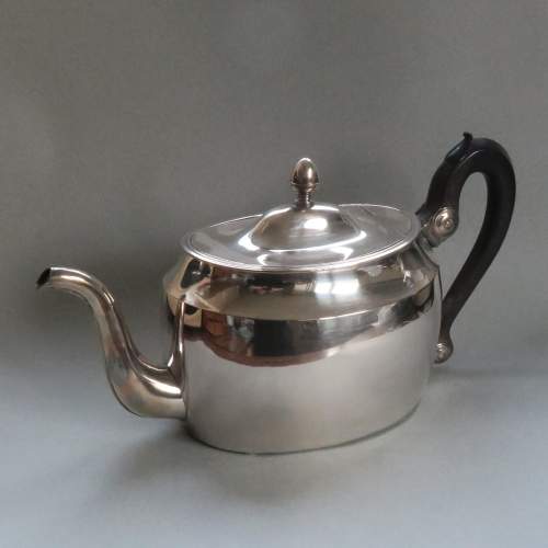 French Early 19th Century Silver Plated Teapot Francois Levrat image-3
