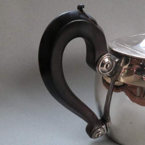 French Early 19th Century Silver Plated Teapot Francois Levrat image-4