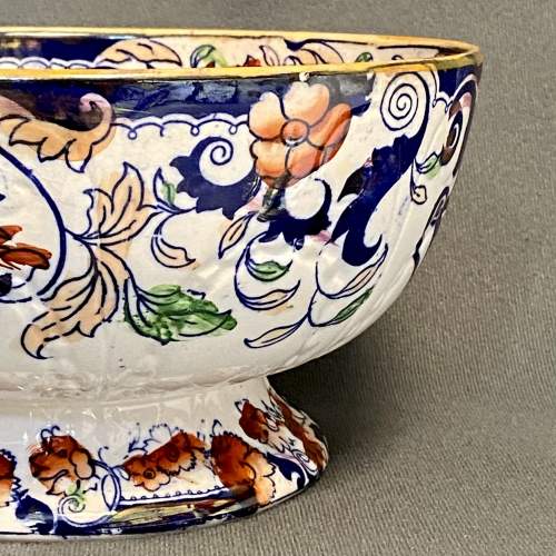 Victorian Amherst Japan Ironstone Footed Bowl image-5