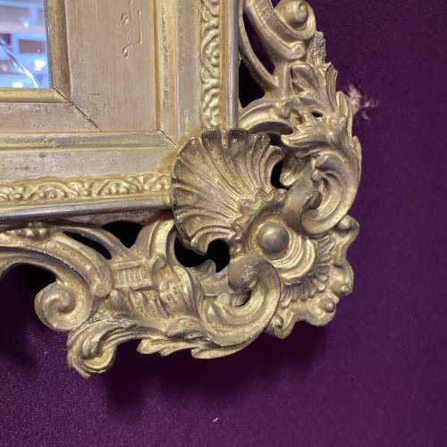 Bevelled Plate Mirror with Gilt Gesso Frame image-2