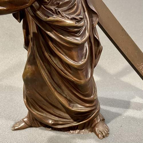 19th Century Bronze Jesus by Houlet image-4