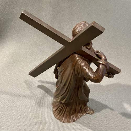 19th Century Bronze Jesus by Houlet image-6