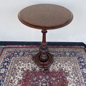 Victorian Burr Walnut Occasional Table