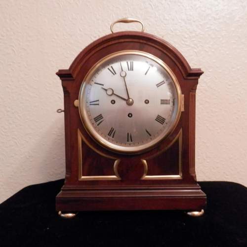 English Triple Fusee Clock by Russell of Manchester image-1