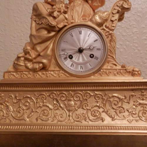 Early 19th Century French Gilt Bronze Clock image-5