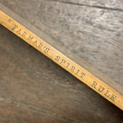 Farmars Spirit Rule Patent Wooden Brewery Measure image-5