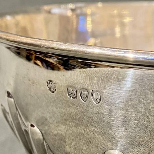 19th Century Solid Silver Bowl image-6