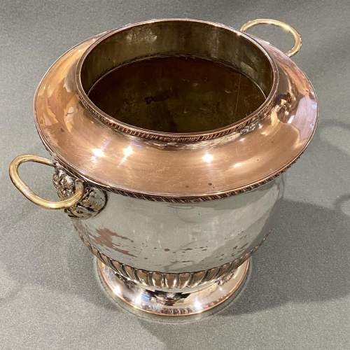 Pair of Early 19th Century Unusual Silver Plate Wine Coolers image-3