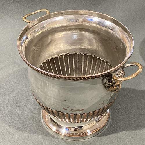 Pair of Early 19th Century Unusual Silver Plate Wine Coolers image-6