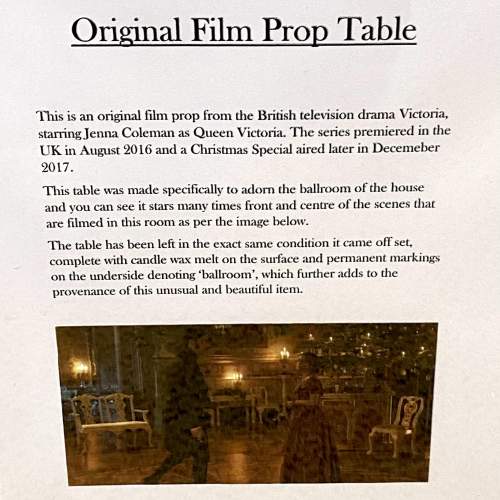 Original Film Prop Console Table - from Victoria image-6