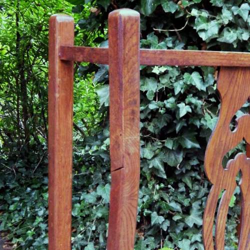 Antique Late 19th Century Oak Stick Stand image-6