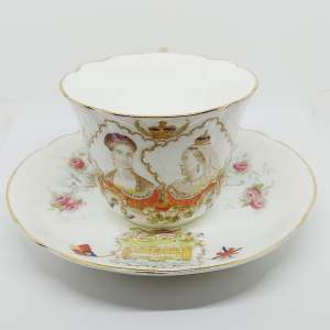 Queen Victoria Diamond Jubilee Commemorative Cup and Saucer