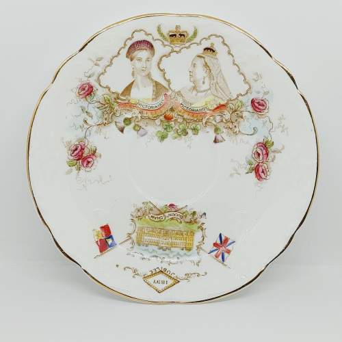 Queen Victoria Diamond Jubilee Commemorative Cup and Saucer image-5