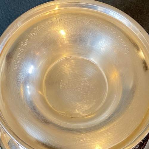 Year of the Rose Limited Edition Silver Algernon Asprey Bowl image-5
