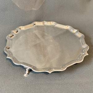 Mid 20th Century Footed Silver Plate