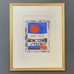 Joan Miro Lithographic Print