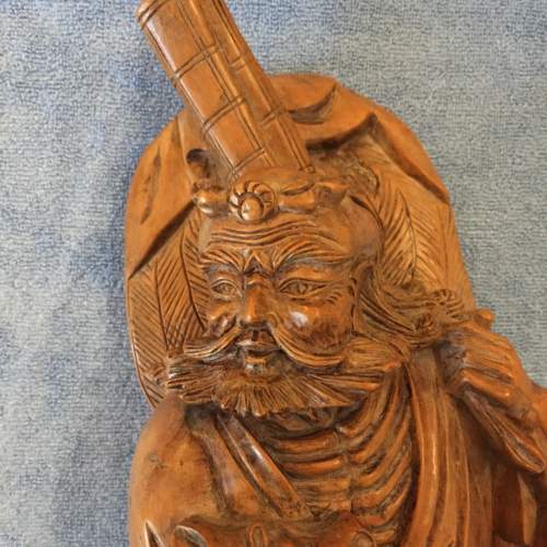 Carved Chinese Sage - Wise Man - Of Exceptional Quality Circa 1900 image-2