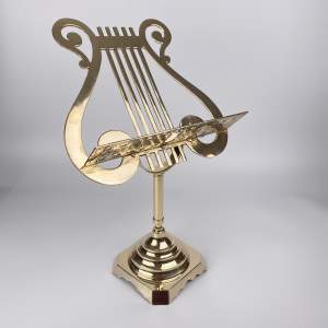 Revolving Brass Music Stand - Book Stand - Edwardian