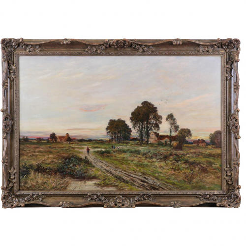 Oil on Canvas - Landscape - Percy Norman  - 19th Century image-1