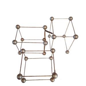 Set of Three Czech Geometric Molecule Objects